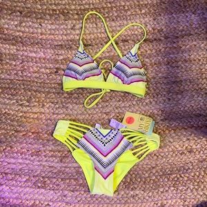 Neon Ripcurl Bikini